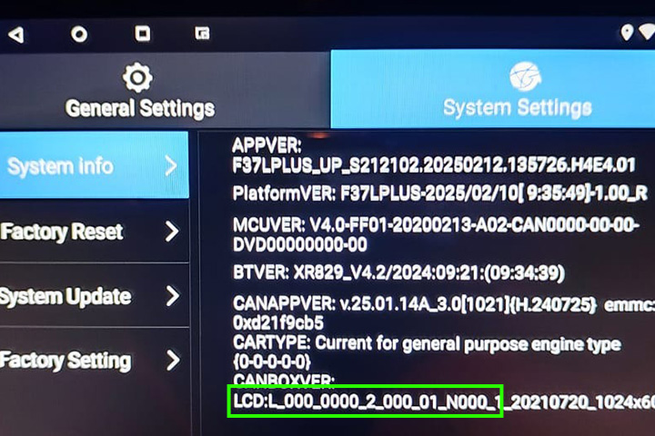 PERHATIKAN LCD TYPE YANG SESUAI