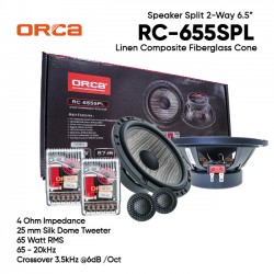 Speaker 2-Way ORCA RC-655 SPL 6.5&Prime; inch