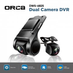 ORCA DWS-6825 - DUAL CAMERA DVR DASHCAM MOBIL UNTUK HEADUNIT ANDROID